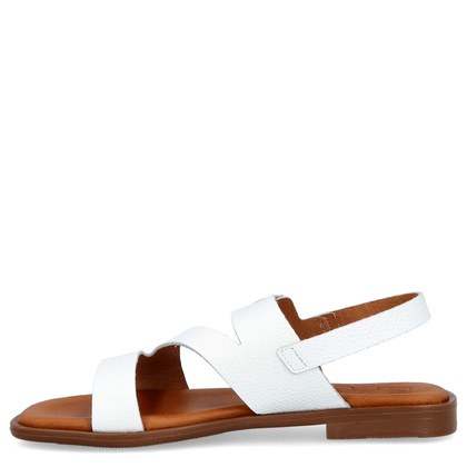 Eleganckie sandały ze skóry - OH! MY SANDALS 5581 BIAŁE