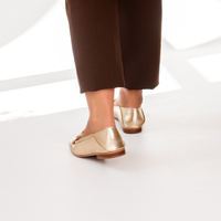 Eleganckie półbuty premium - LIU JO EMEL 03 ZŁOTE