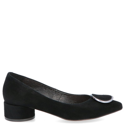 Czółenka na niskim obcasie - KOTYL 9913 CZARNE