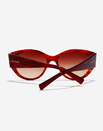 HAWKERS -Damskie okulary przeciwsłoneczne Miranda Eco Havana Brązowe HA-HMIR21WWX0