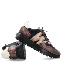 Hiszpańskie sneakersy premium - WONDERS A-2491 METALICZNE