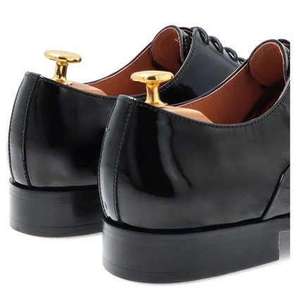 Lakierowane półbuty męskie - JOHN DOUBARE V43-33-A6 CZARNE