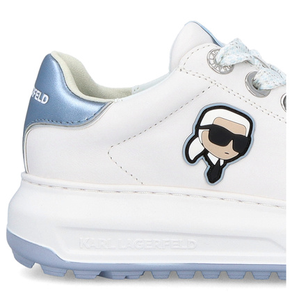 Sneakersy damskie - KARL LAGERFELD KAPRI KL67530 BIAŁE