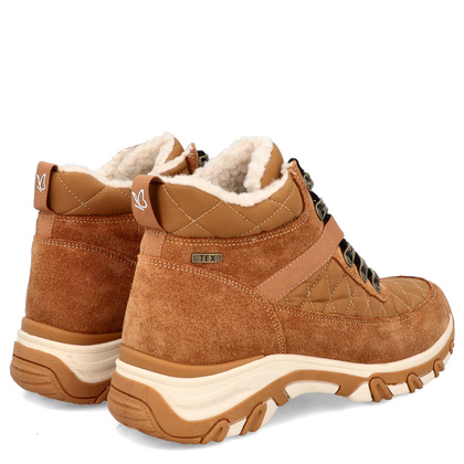 Trapery damskie z kożuszkiem - CAPRICE 9-26227-43 CAMEL