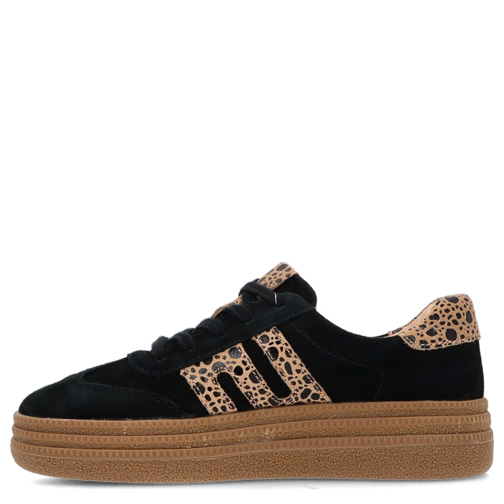 Modne sneakersy ze skóry - FILIPPO DP7114/25 CZARNE