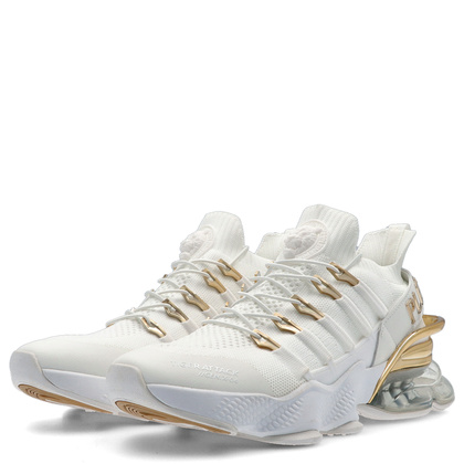 Sneakersy premium - PLEIN SPORT SADS USC0518 BIAŁE