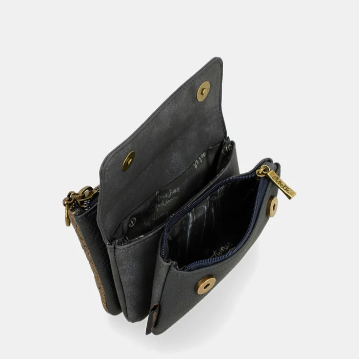 Portfel damski z klapką - ANEKKE MADEMOISELLE BOUTIQUE  41859-025