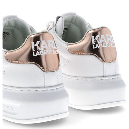 Sneakersy damskie - KARL LAGERFELD KAPRI KL62538 BIAŁE