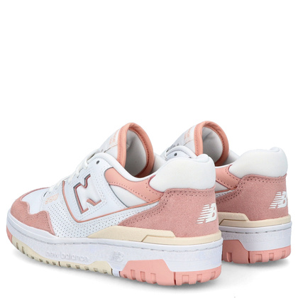 Sneakersy damskie - NEW BALANCE BBW550CD BIAŁO-RÓŻOWE