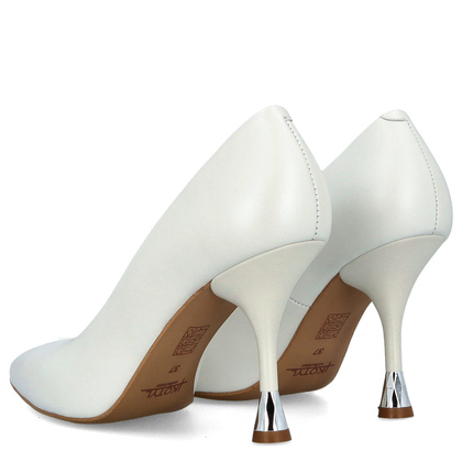 Ślubne szpilki - KOTYL 8517 ECRU PERŁA