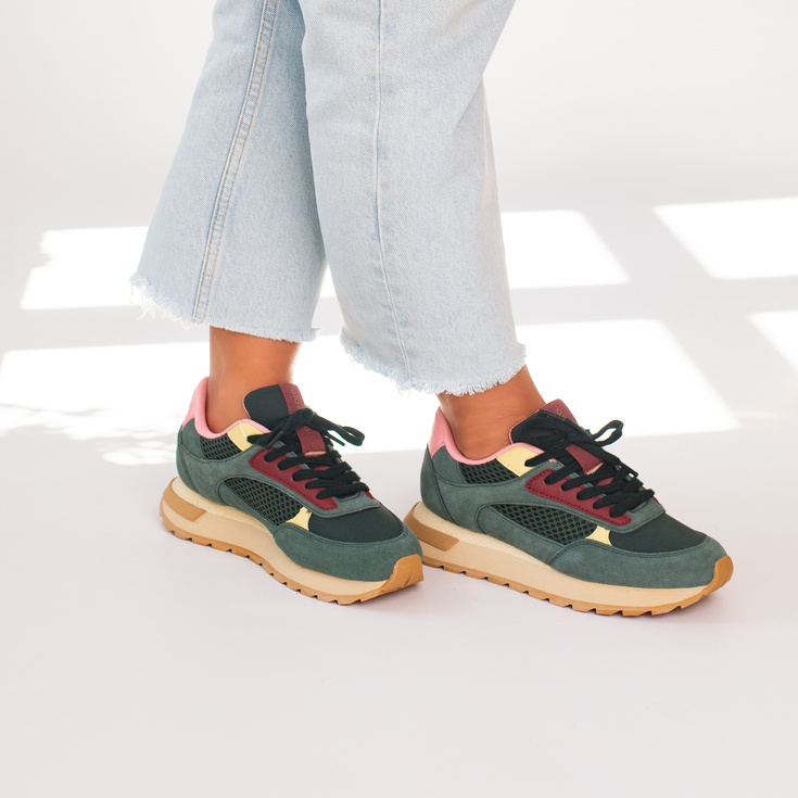 Hiszpańskie sneakersy - GIOSEPPO 76467 ZIELONE