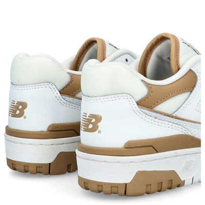 Sneakersy damskie - NEW BALANCE BBW550BT BIAŁO-BRĄZOWE