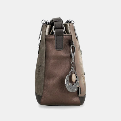 Torebka damska trzykomorowa - ANEKKE REAL 41703-184