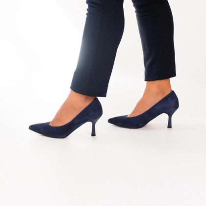 Szpilki KOTYL 3789 granatowe – wygodne i eleganckie szpilki do pracy