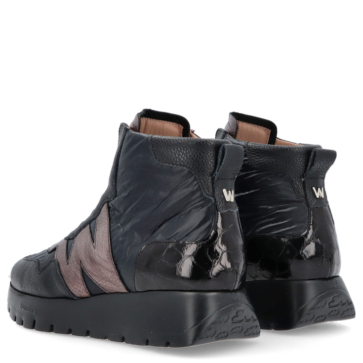 ZESTAW BUTY I TOREBKA - WONDERS A-2493 WB-54025 CZARNY