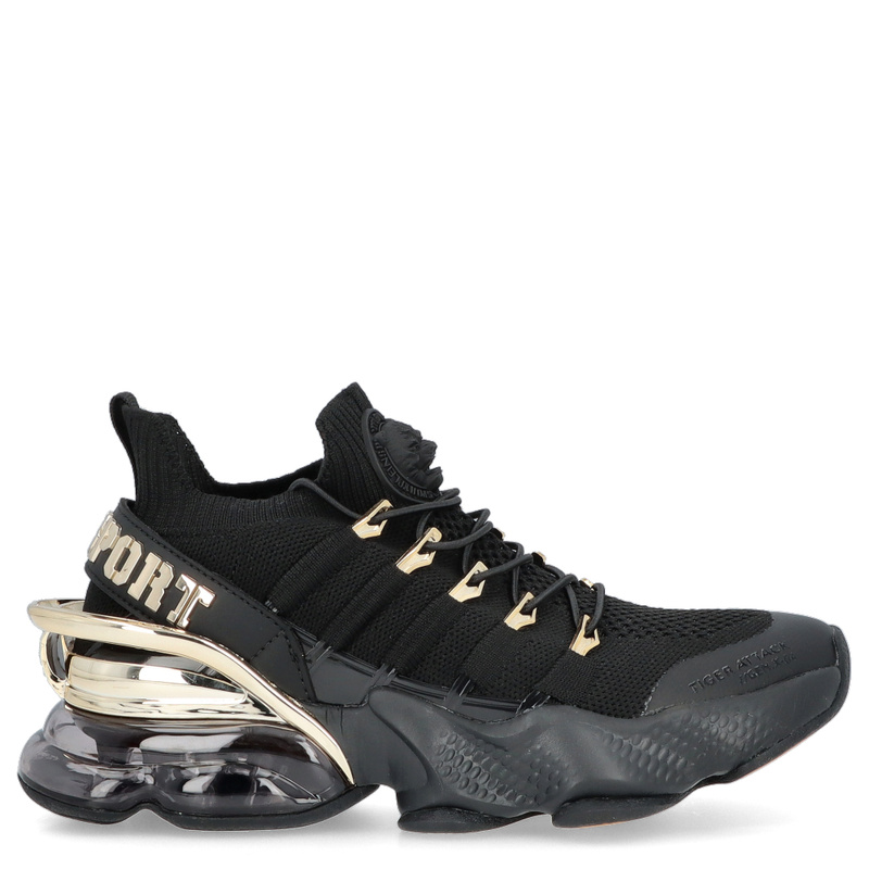 Sneakersy premium - PLEIN SPORT SADS USC0518 CZARNE