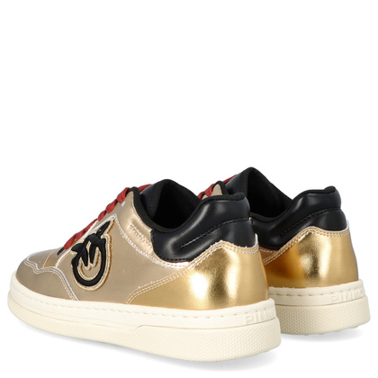 Sneakersy damskie premium - PINKO MANDY 01 ZŁOTE