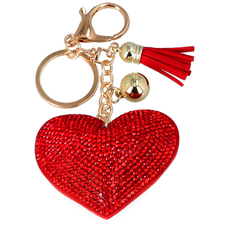 Brelok do kluczy serce - TYMOTEO LOVE B18 CZERWONY