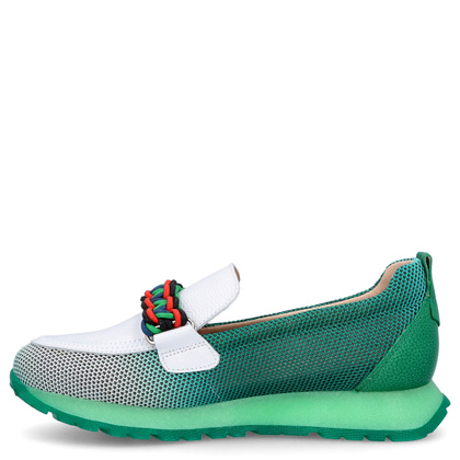 Hiszpańskie półbuty - HISPANITAS BHV253948 ZIELONE