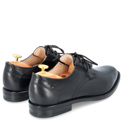 Męskie półbuty wizytowe - CAPRICE 9-13200-42 CZARNE