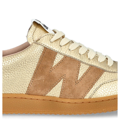 Hiszpańskie sneakersy premium - WONDERS A-2001 ZŁOTE