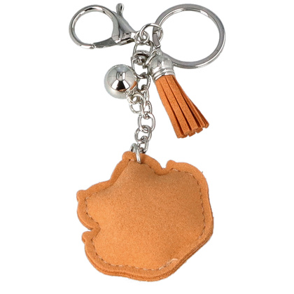 Brelok do kluczy serce - TYMOTEO LOVE B23 ŁAPKA BRĄZ