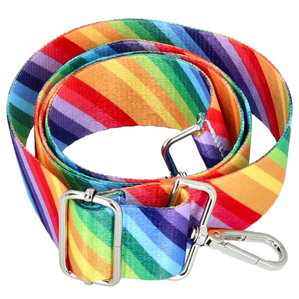 Wymienny pasek do torebki - TYMOTEO LOVE 04 TĘCZOWY