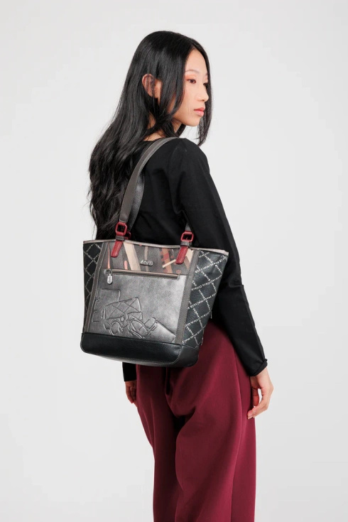 Duża torebka shopper - ANEKKE MADEMOISELLE 41802-134