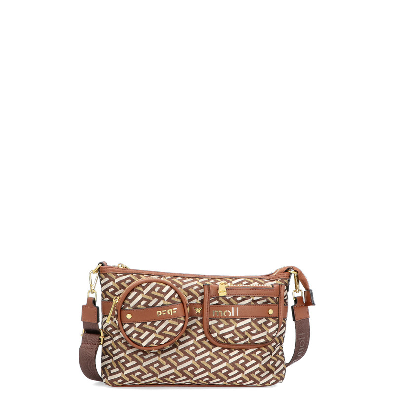 Torebka na ramię - PEPE MOLL 222301 BRĄZOWA