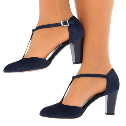 Buty taneczne - KOTYL 7063 GRANATOWE