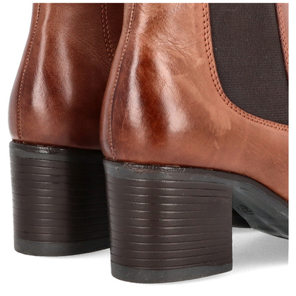 Wygodne botki ze skóry - PARROTTO WH70H04 BRĄZOWE