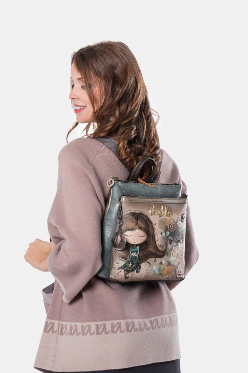 Kwadratowy plecak damski - ANEKKE REAL 41705-233