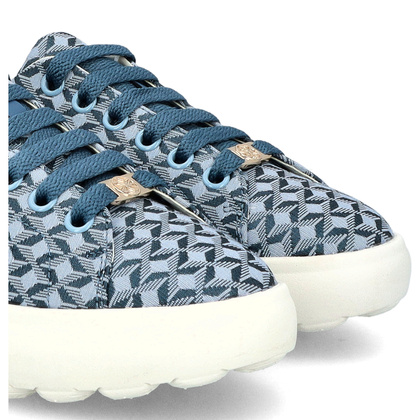 Lekkie sneakersy damskie - GEOX D.SPHERICA D55TCD NIEBIESKIE