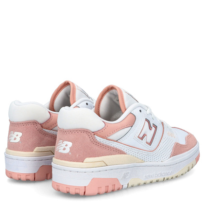 Sneakersy damskie - NEW BALANCE BBW550CD BIAŁO-RÓŻOWE