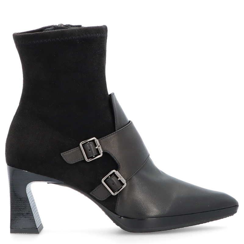 Hiszpańskie botki z klamerkami - HISPANITAS HI254304 CZARNE