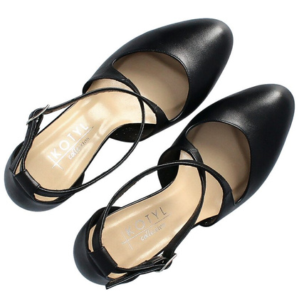 Taneczne czółenka - KOTYL 7080 CZARNE