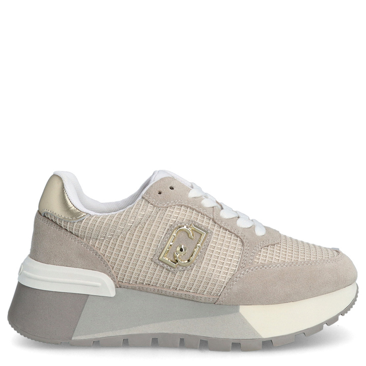 Sneakersy premium  - LIU JO AMAZING 25 BEŻOWE