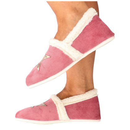 Luksusowe kapcie z futerkiem - MACARENA ANAIS 26 RÓŻOWE