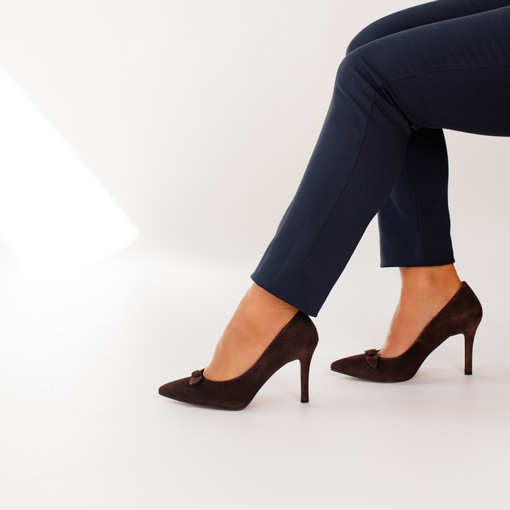 ZESTAW BUTY + TOREBKA - KOTYL 8519 TOSCANIO G141 BRĄZOWY