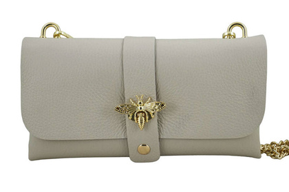 Torebka ze skóry naturalnej - BARBERINIS 958/10 BEŻOWA