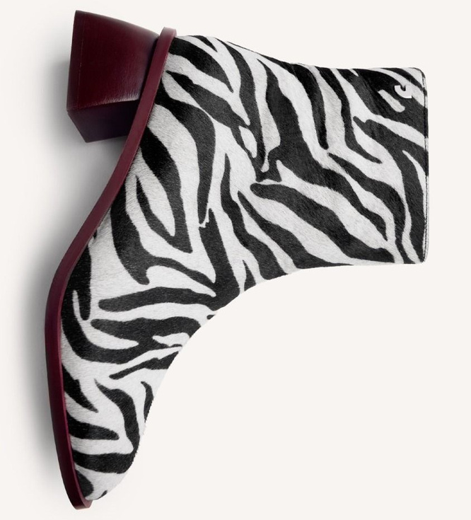 Botki z motywem zwierzęcym - GIOSEPPO 776872 ZEBRA