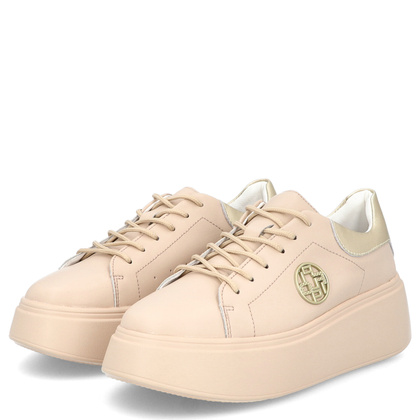 Sportowe buty damskie - FILIPPO DP6058/24 BEŻOWE