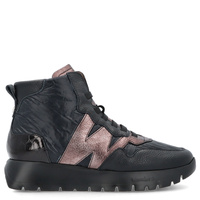 ZESTAW BUTY I TOREBKA - WONDERS A-2493 WB-54025 CZARNY