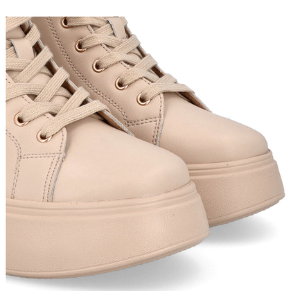 Wysokie sneakersy damskie - FILIPPO DBT6338/24 BEŻOWE
