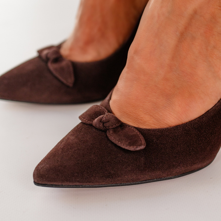 ZESTAW BUTY + TOREBKA - KOTYL 8519 TOSCANIO G141 BRĄZOWY