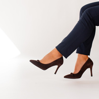 ZESTAW BUTY + TOREBKA - KOTYL 8519 TOSCANIO G141 BRĄZOWY