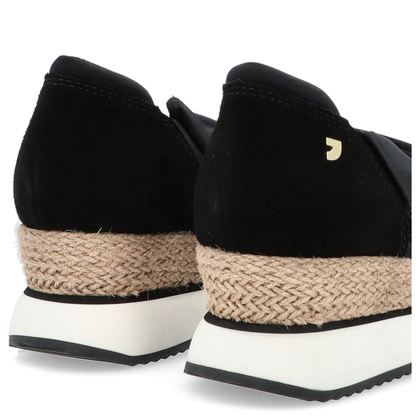 Hiszpańskie sneakersy na koturnie - GIOSEPPO 74059 CZARNE