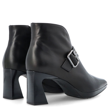 Hiszpańskie botki z wycięciem - HISPANITAS HI254244 CZARNE