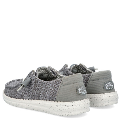 Lekkie półbuty damskie - HEY DUDE WENDY STRETCH SOX 41878 SZARE