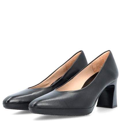 Hiszpańskie czółenka na słupku - HISPANITAS HV254245 CZARNE